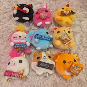 9 Snackles Mystery Plush 5 inch Squishy Comfort Plush with Licensed Snack Brand